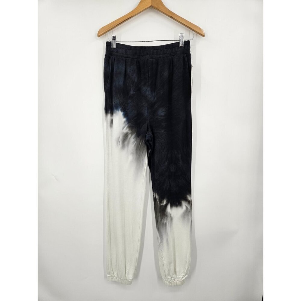 New Glyder Powder Jogger Pants Women XS Black White Hand Dyed Sweatpants - Picture 2 of 6